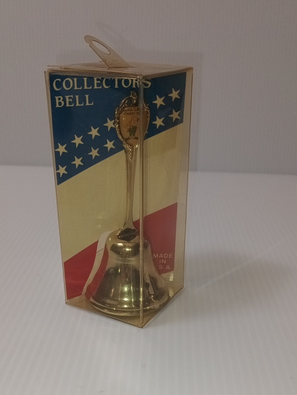 Gold Colored Collector's Bell Accent - Shiny Brass-Tone Finish